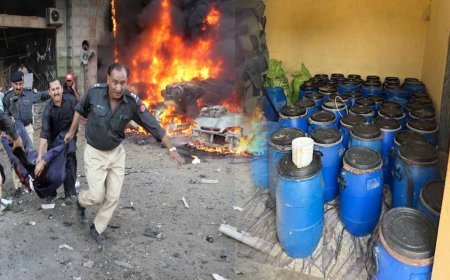 कराची को दहलाने की थी साजिश ,60 ड्रमों के अंदर पकड़ा गया 4 टन विस्फोटक