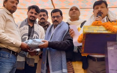 जरुरतमंदो की सेवा ही सच्चा कर्म -उद्भव त्रिपाठी