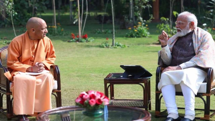 दिल्ली में पीएम नरेंद्र मोदी से मिले सीएम योगी,मंत्रिमंडल फेरबदल पर चर्चा