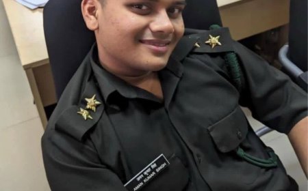 कुशीनगर का लाल कश्मीर में शहीद: ऑपरेशन के दौरान कैप्टन अमन सिंह ने दिया सर्वोच्च बलिदान, हाटा में पसरा मातम