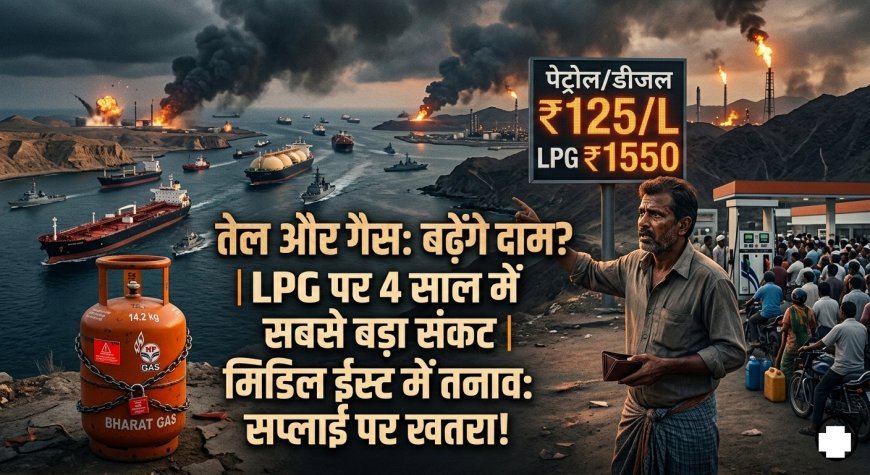 LPG पर 4 साल का सबसे बड़ा संकट,क्या बढ़ जाएंगे गैस सिलेंडर के दाम?
