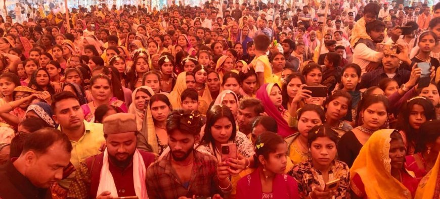 निर्धन कन्याओं का सामूहिक विवाह समारोह हुआ सम्पन्न