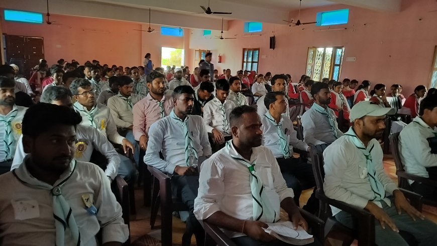 ​शुकदेव प्रसाद त्रिपाठी महाविद्यालय में स्काउट-गाइड प्रशिक्षण शिविर का भव्य समापन